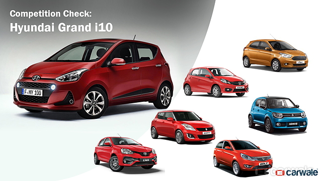 Hyundai Grand i10 facelift Competition Check