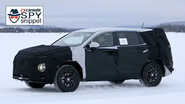 All-new Hyundai Santa Fe spied on test All-new Hyundai Santa Fe spied on test