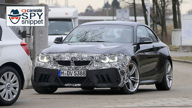 BMW M2 facelift caught testing