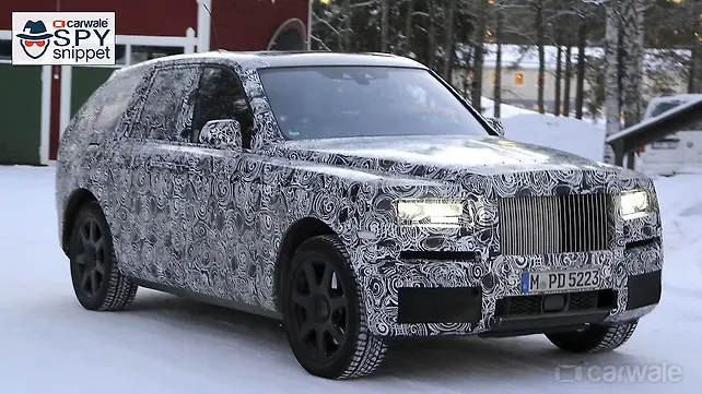 Rolls-Royce Cullinan SUV spied again Rolls-Royce Cullinan SUV spied again