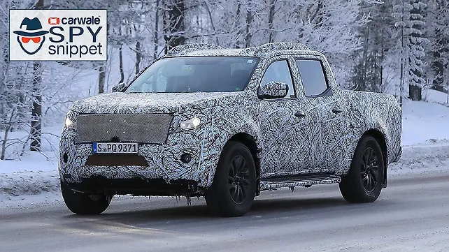 Mercedes X-Class pick-up spied on test Mercedes X-Class pick-up spied on test