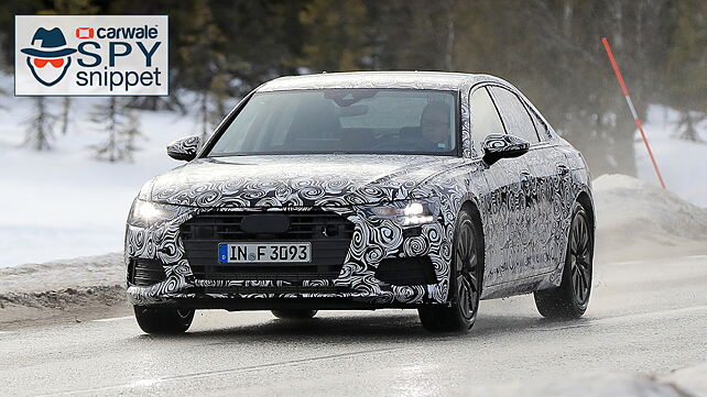 Next generation Audi A6 spotted on test