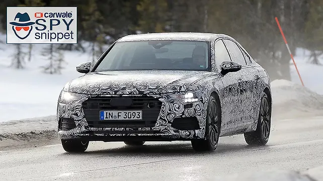 Next generation Audi A6 spotted on test Next generation Audi A6 spotted on test