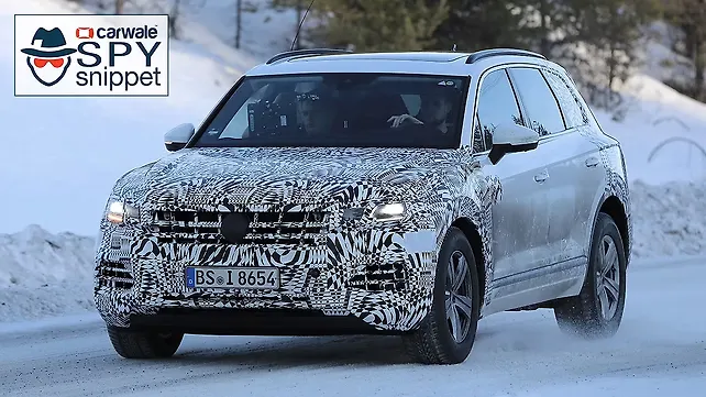 Third-gen Volkswagen Touareg spotted on test Third-gen Volkswagen Touareg spotted on test