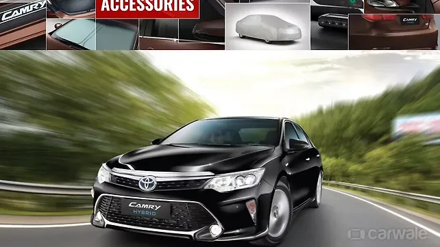 2017 Toyota Camry Hybrid Official Accessories Detailed Carwale 2017 Toyota Camry Hybrid Official Accessories Detailed