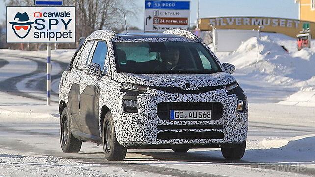 All new Citroen C3 Picasso spotted testing