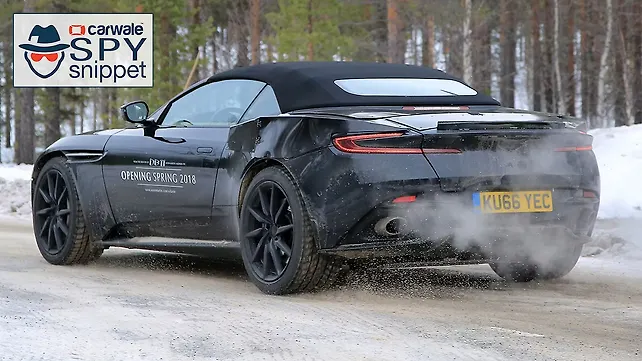 Aston Martin DB11 Volante spied testing Aston Martin DB11 Volante spied testing