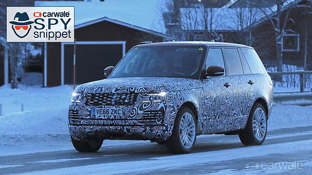 Range Rover facelift spotted undergoing snow test