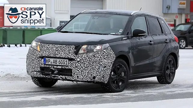 Suzuki Vitara facelift underworks; Prototype spied Suzuki Vitara facelift underworks; Prototype spied