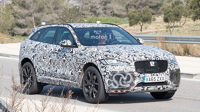 Jaguar F-Pace SVR spotted while testing