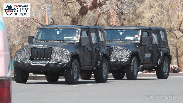 2018 Jeep Wrangler spotted testing