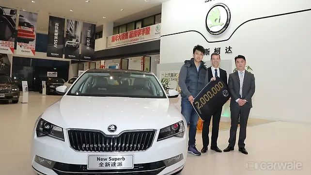 Skoda delivers its two-millionth vehicle in China Skoda delivers its two-millionth vehicle in China