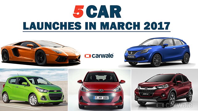 5 car launches expected in March 2017
