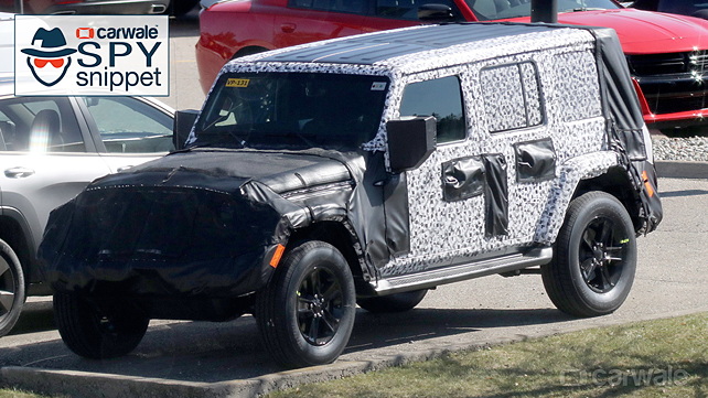 Jeep Wrangler spotted with a new roof