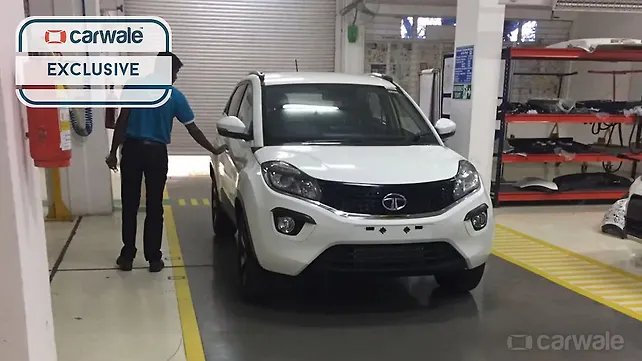 Production-ready Tata Nexon spotted, launch soon Production-ready Tata Nexon spotted, launch soon