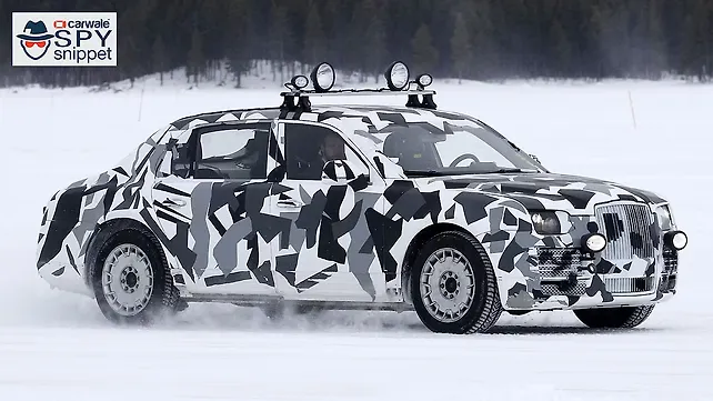Official Russian presidential car spotted testing Official Russian presidential car spotted testing