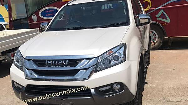 Isuzu MU-X snapped undisguised in India ahead of launch