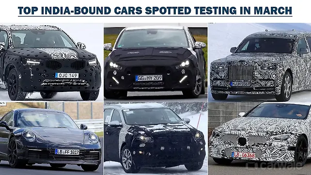 Top 10 India-bound cars spied in March 2017 Top 10 India-bound cars spied in March 2017