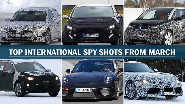 Top International spy shots from March Top International spy shots from March