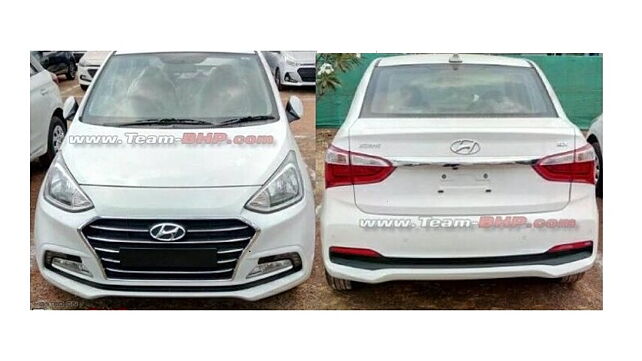 Facelifted Hyundai Xcent gets revised design