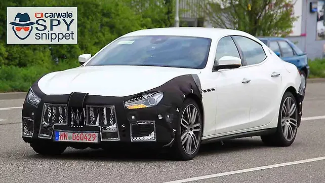 Maserati working on updating its Ghibli range with facelifted model Maserati working on updating its Ghibli range with facelifted model