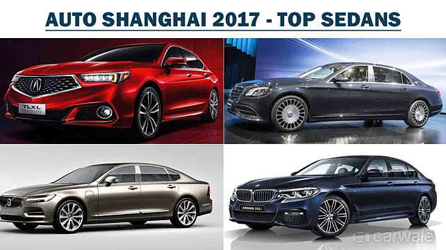 Auto Shanghai 2017 - Top sedans