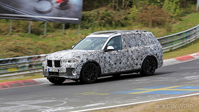 BMW testing their new X7 at the Nurburgring