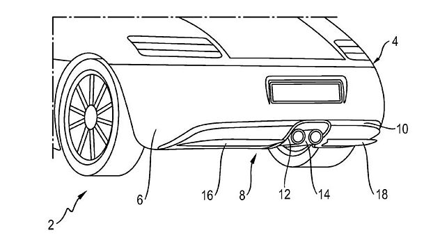 Porsche patents Active Rear Diffuser, might be used for future EVs