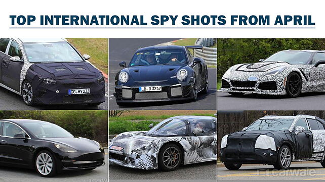 Top International spy shots from April