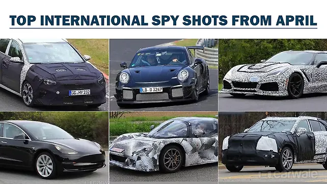 Top International spy shots from April Top International spy shots from April