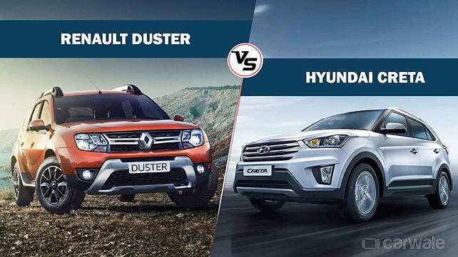 Renault Duster petrol CVT Vs Hyundai Creta petrol AT