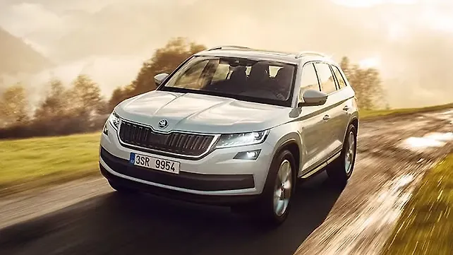 India-bound Skoda Kodiaq interior spied India-bound Skoda Kodiaq interior spied
