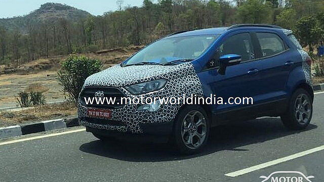 2018 Ford EcoSport spotted on test in India