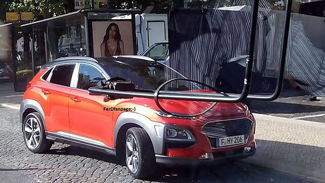 Hyundai Kona spotted undisguised in Portugal