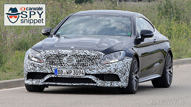 Updated Mercedes-AMG C63 Coupe Facelift spied