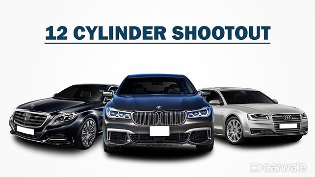 12 cylinder shootout: BMW 760Li vs Audi A8L W12 vs Maybach S600