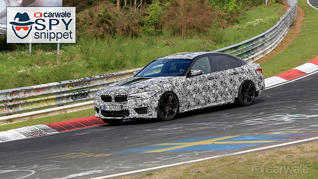 BMW M5 spied taking on the Nurburgring