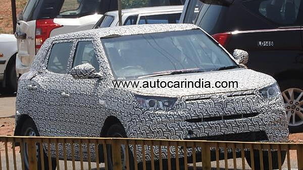 Mahindra’s five-seater D-segment crossover spotted
