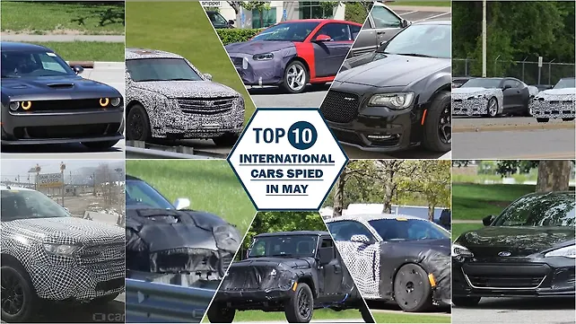 Top 10 international cars spied in May 2017 Top 10 international cars spied in May 2017