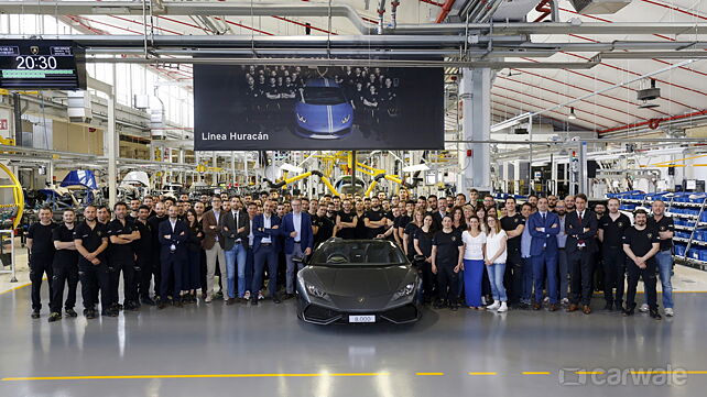 Lamborghini rolls out 8000th Huracan in just three years