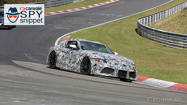 Toyota Supra hits the Nurburgring for some track time