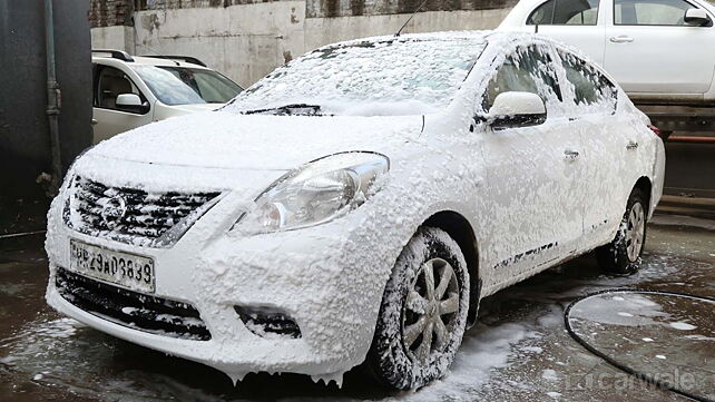 Nissan’s car foam wash saves 6.1 million litres of water in India