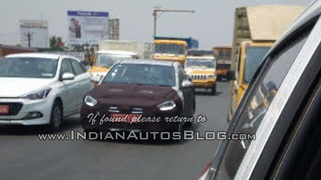 Third generation Hyundai Verna spied testing in Chennai