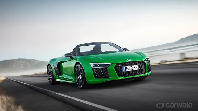 Audi R8 Spyder V10 Plus breaks cover Audi R8 Spyder V10 Plus breaks cover