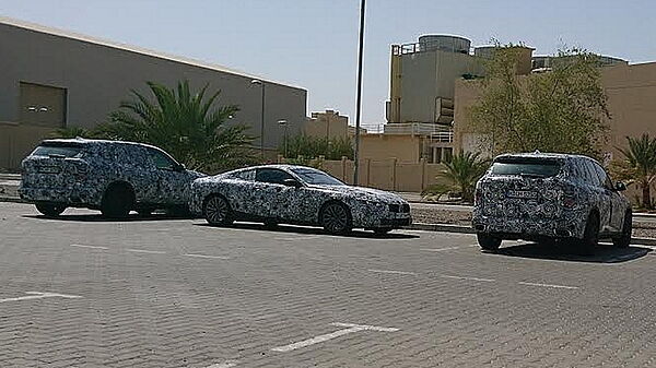 Trio of BMW test cars spotted in Dubai