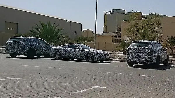 Trio of BMW test cars spotted in Dubai Trio of BMW test cars spotted in Dubai