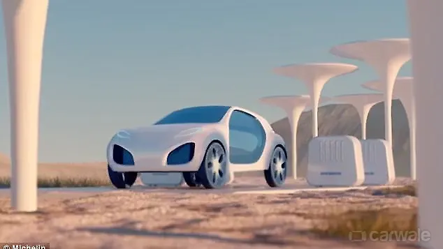 Michelin unveils new biodegradable concept tyre Michelin unveils new biodegradable concept tyre