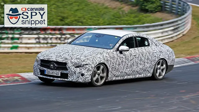 2018 Mercedes CLS goes extreme track testing 2018 Mercedes CLS goes extreme track testing