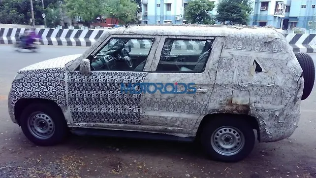 Mahindra TUV500 spied testing Mahindra TUV500 spied testing