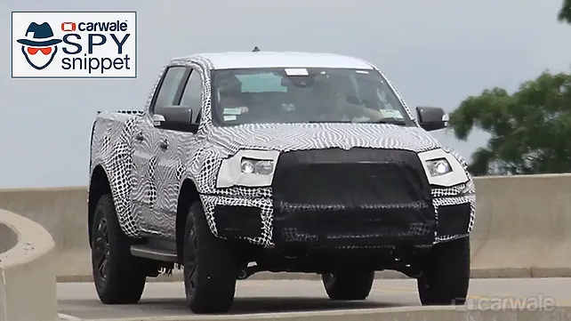 2019 Ford Ranger Raptor spied testing 2019 Ford Ranger Raptor spied testing